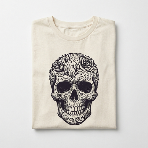 Grunge Bloesem T-shirt voorkant