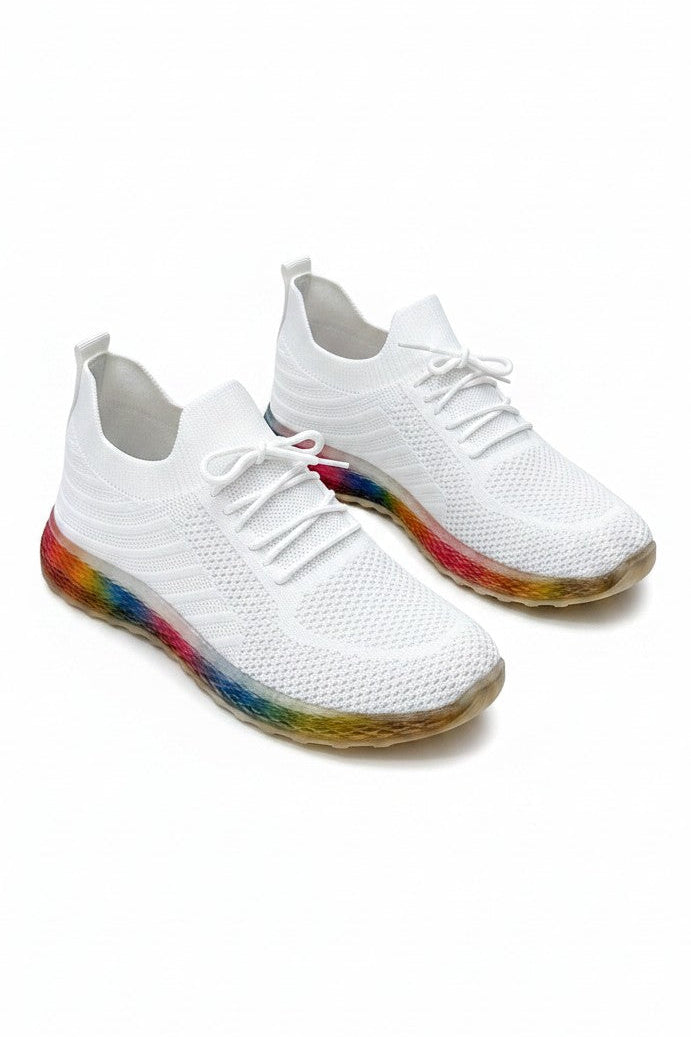 Comfortabele en speelse neon trainers voor dagelijks gebruik. 3