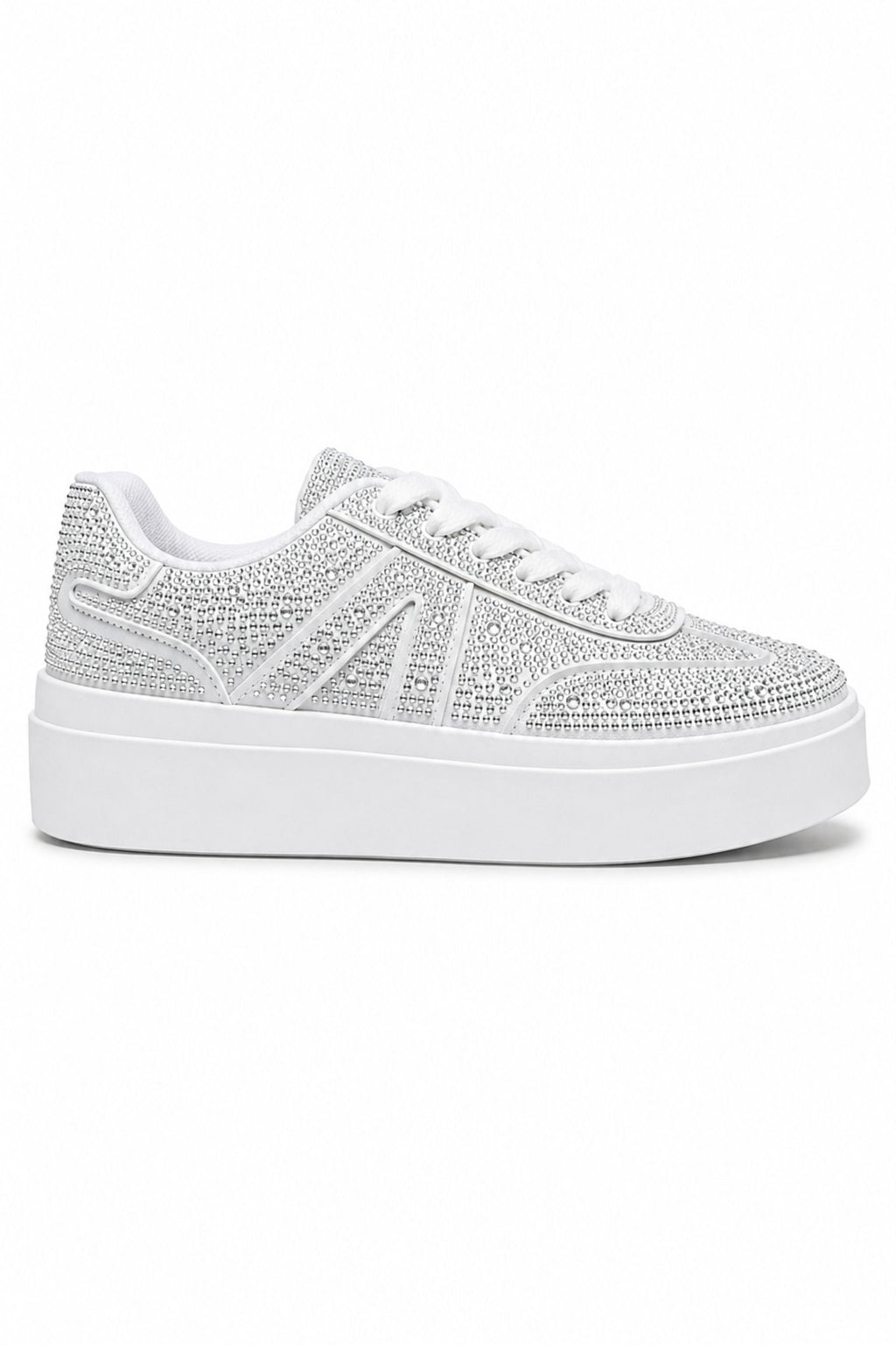 Cristal Icon Trainers met diamante details in wit. 2