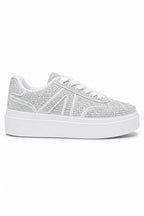 Cristal Icon Trainers met diamante details in wit. 2