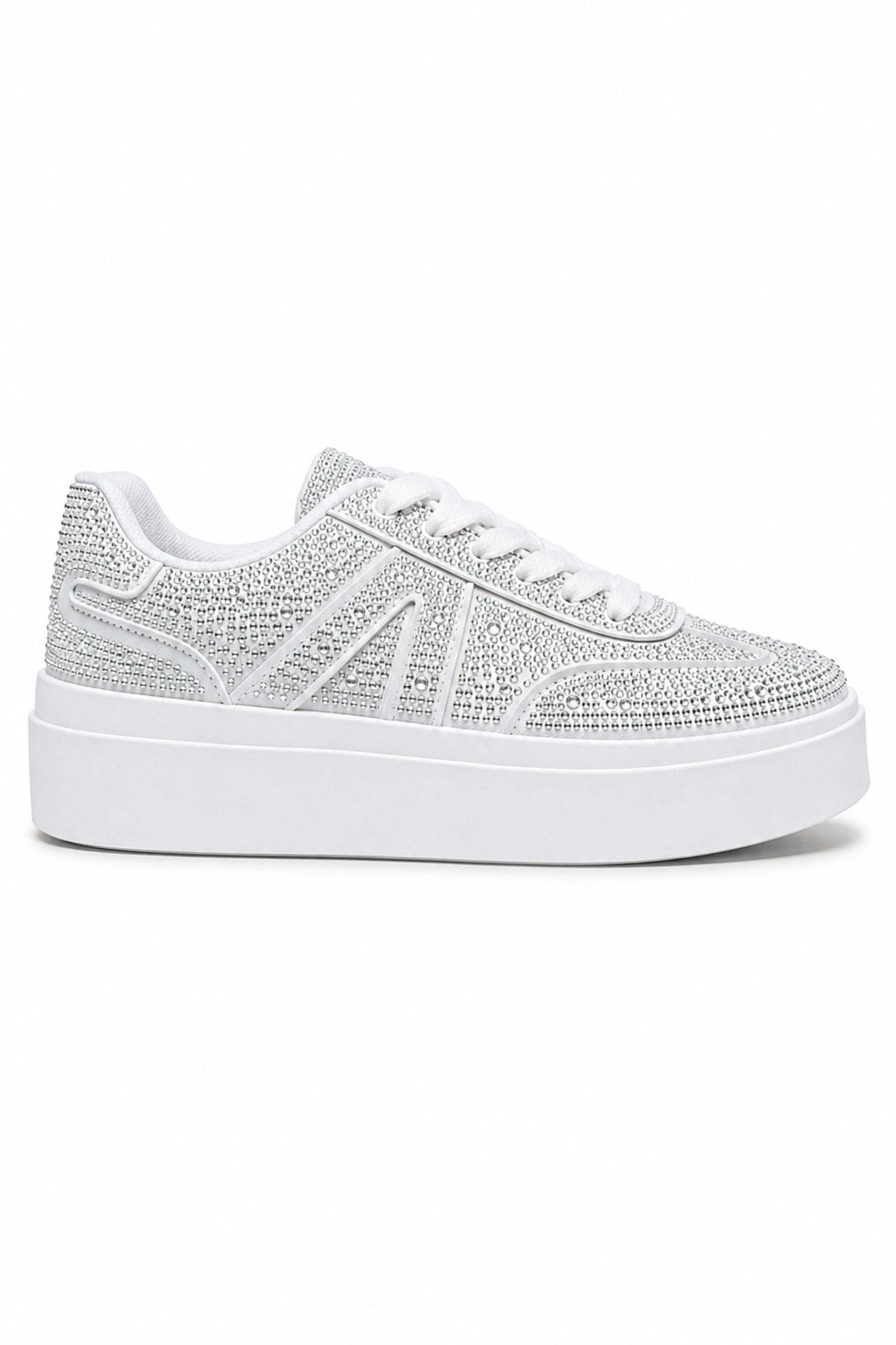 Cristal Icon Trainers met diamante details in wit. 2