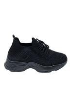 Kristallen Comfort Flexi Sneakers in zwart voor stijlvolle en comfortabele stappen. 3