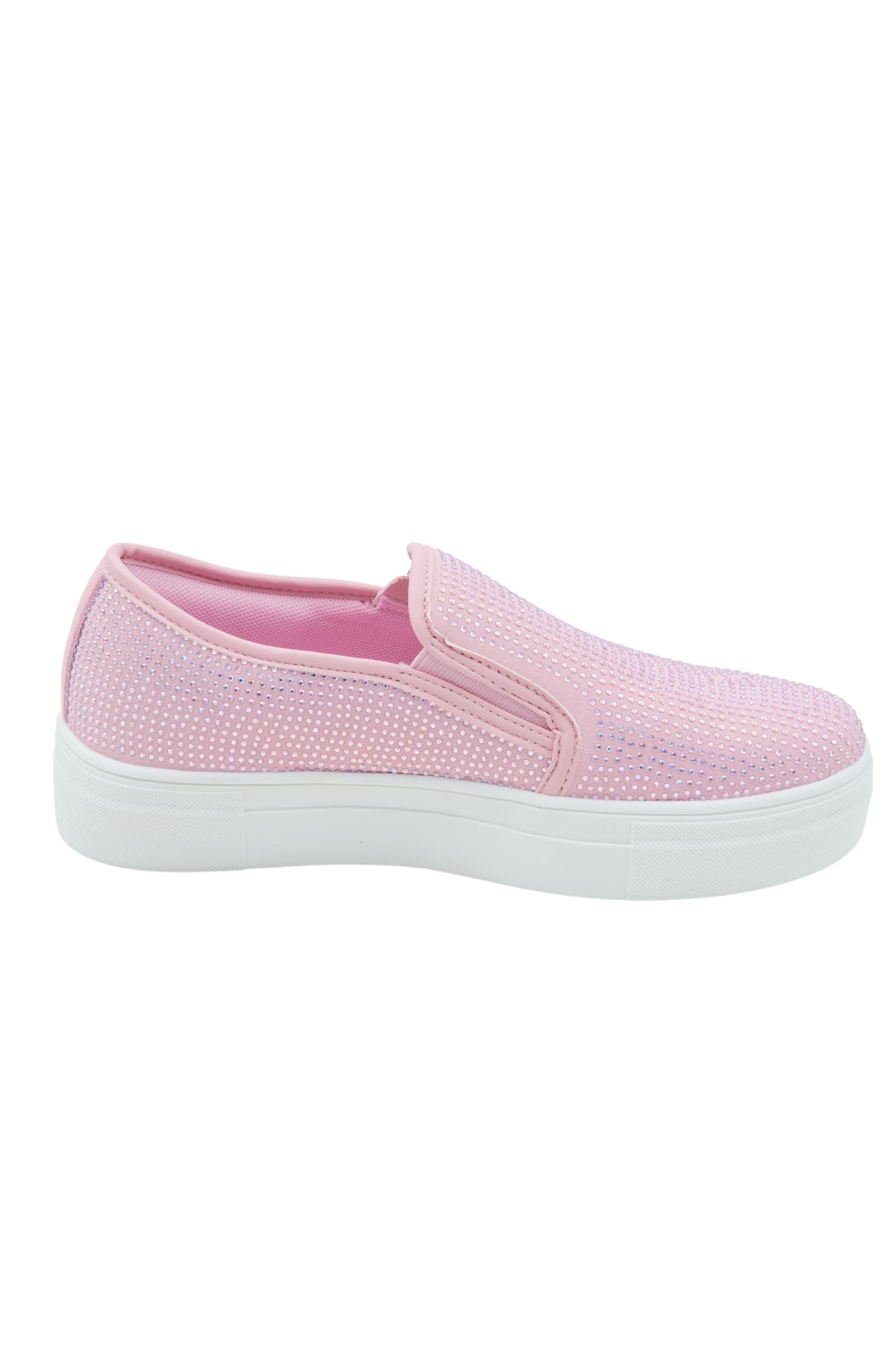 Kristallen Deluxe Zip Pumps in Roze, perfect voor sparkle liefhebbers. 3