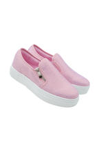 Kristallen Deluxe Zip Pumps in Roze, perfect voor sparkle liefhebbers. 4