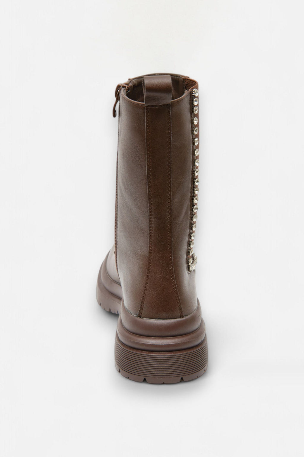 Kristallen Drift Luxe Chelsea Boots in bruin, elegant en stijlvol. 7