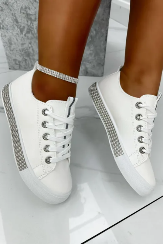 Sprankelende kristallen luxe sneakers voor elke gelegenheid. 2