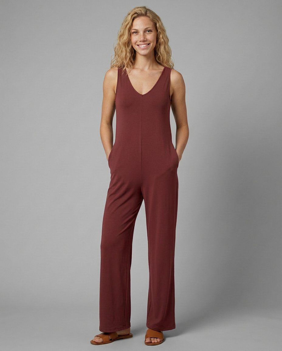 Elegante mouwloze V-hals jumpsuit voor vrouwen. 17