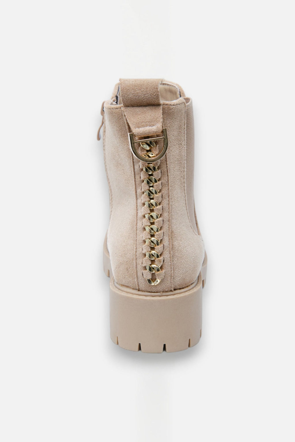 Sprankelende Chainstorm boots in nude kleur, perfect voor elke gelegenheid. 11