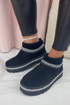 Sprankelende sok warmers mini snugg boots in zwart voor stijl en comfort. 4