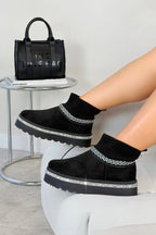 Sprankelende sok warmers mini snugg boots in zwart voor stijl en comfort. 6