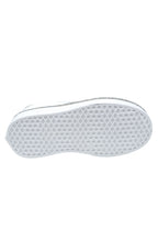 Sprankelende witte wedge trainers met kristal trim. 10